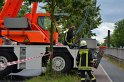 Unfall zwischen zwei KVB Bahnen Koeln Hoehenhaus Im Weidenbruch P239